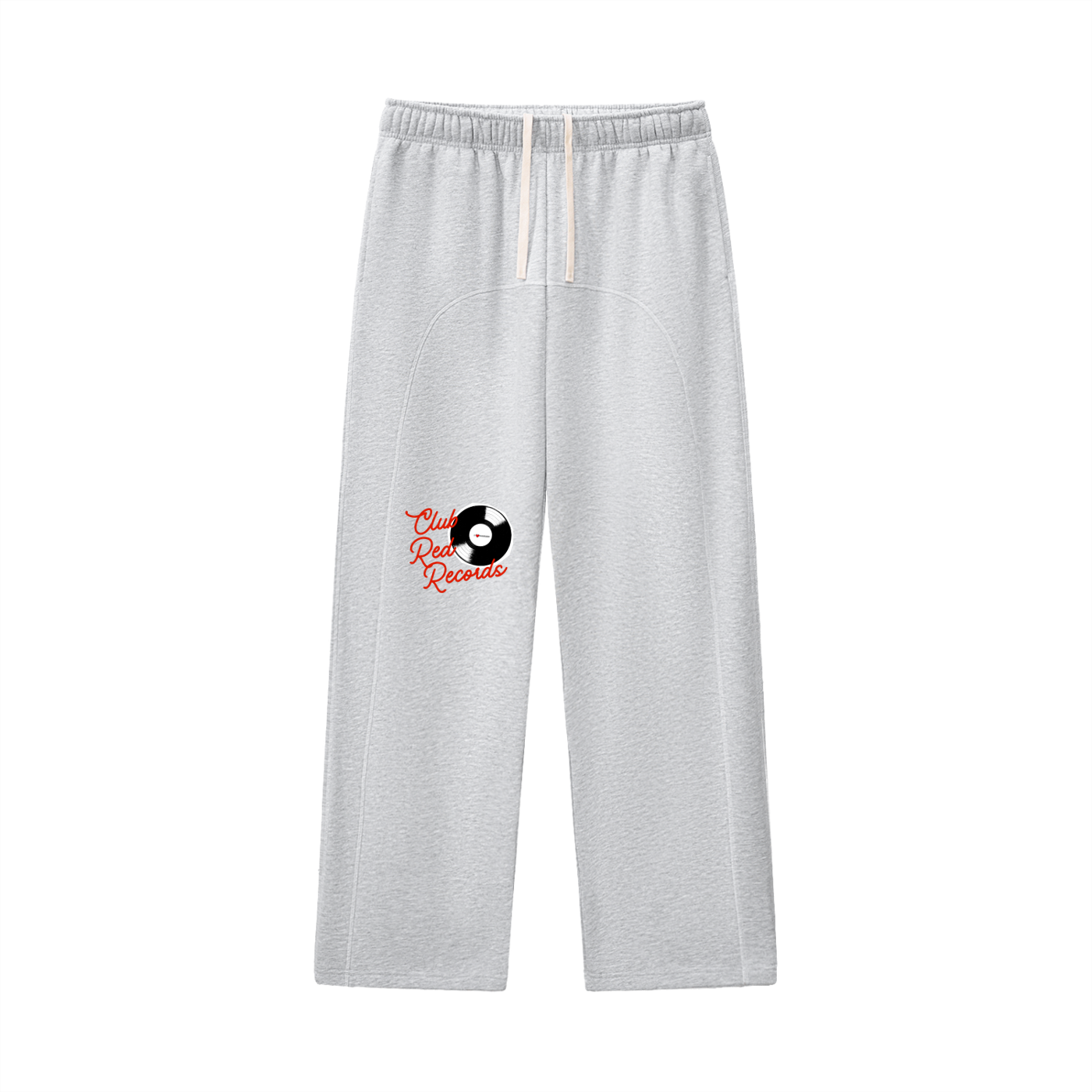 Club Red Records - Contrast Stitched Fleece Sweatpants
