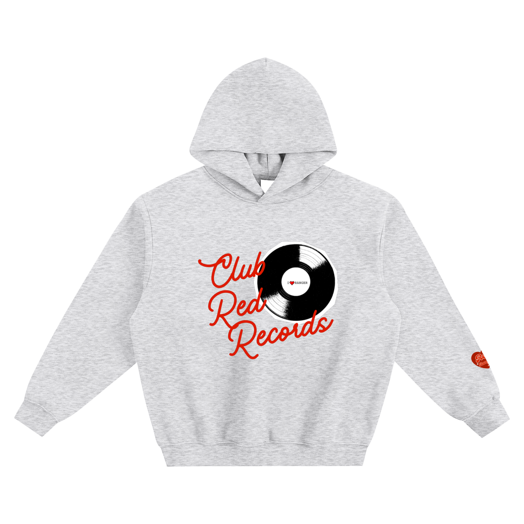 Club Red Records - Fleeced Box Hoodie