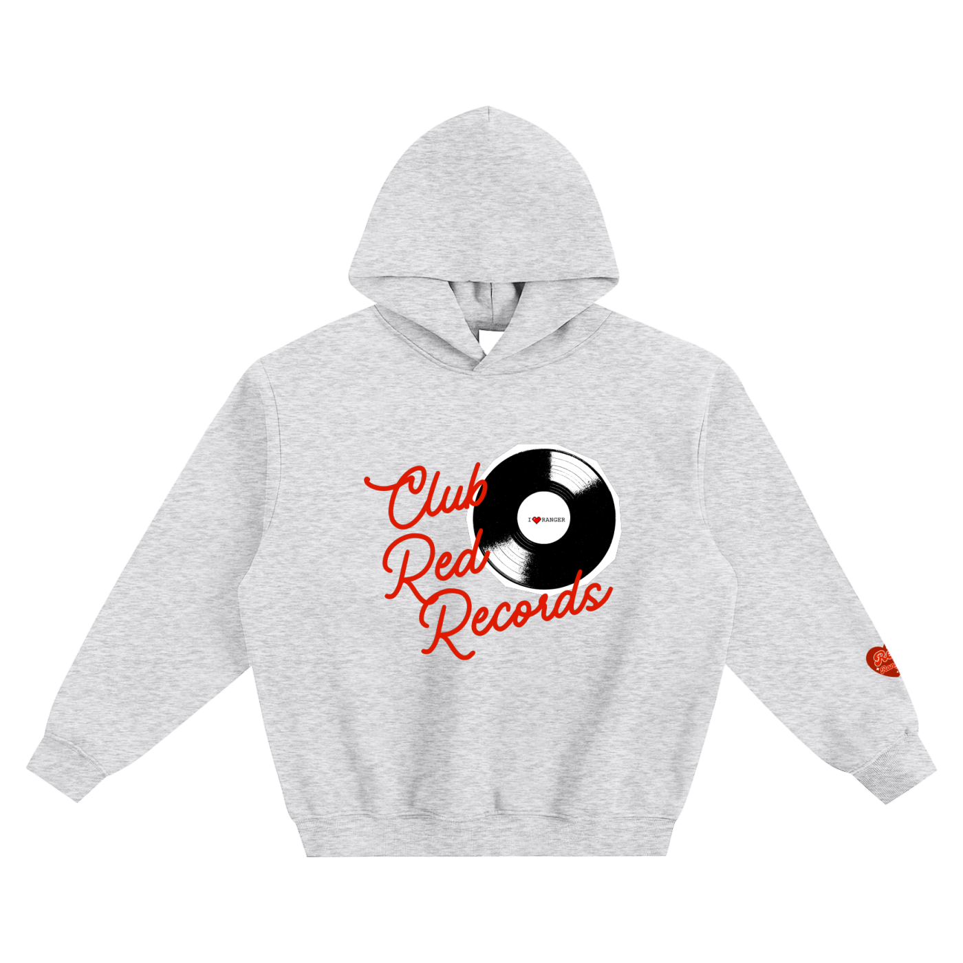 Club Red Records - Fleeced Box Hoodie