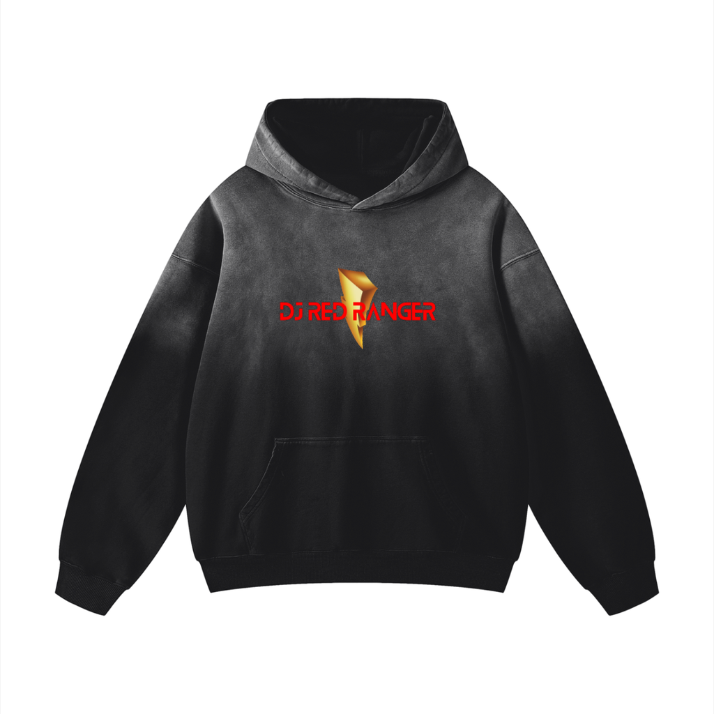 "Logo" - Heavyweight Sunfade Oversized Hoodie