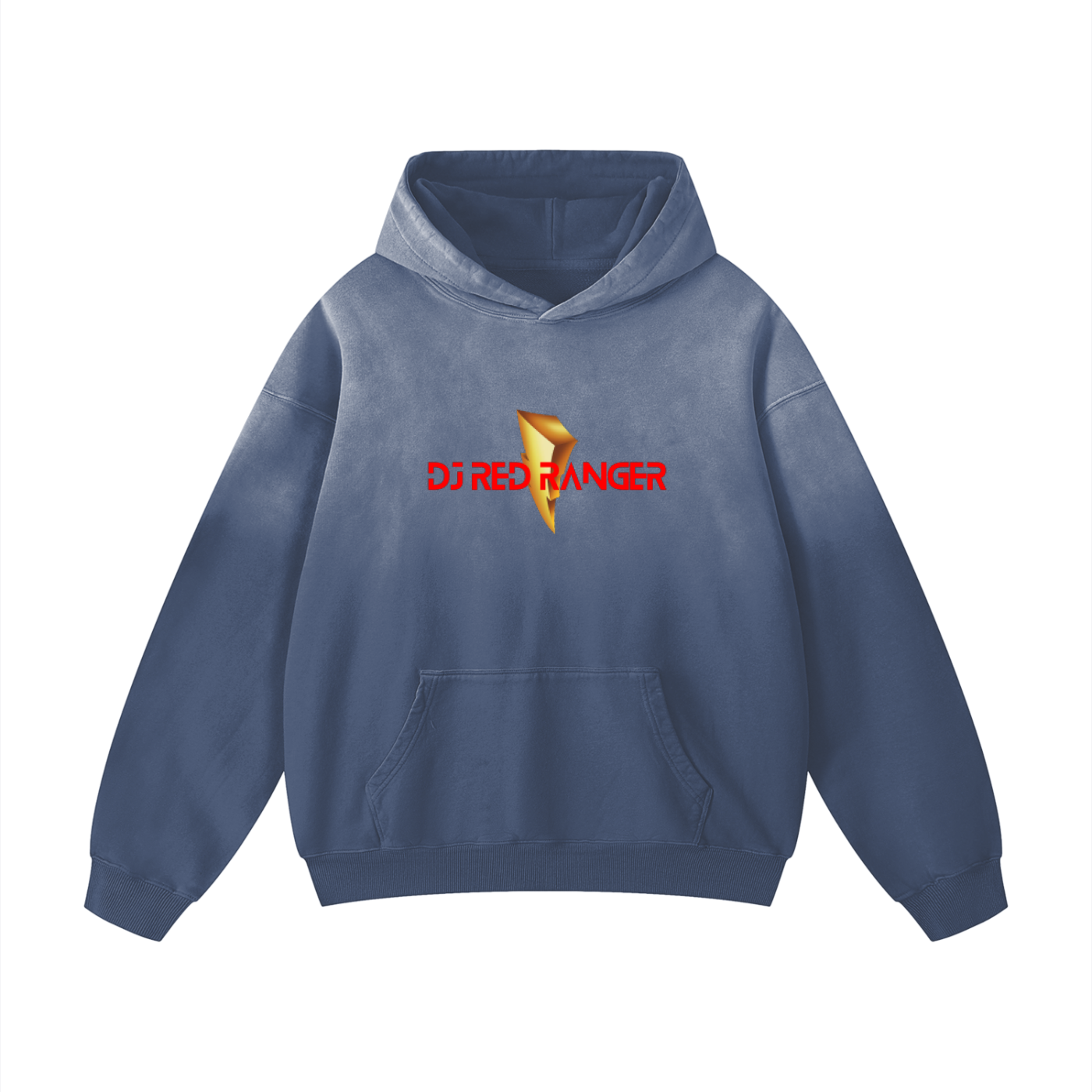 "Logo" - Heavyweight Sunfade Oversized Hoodie