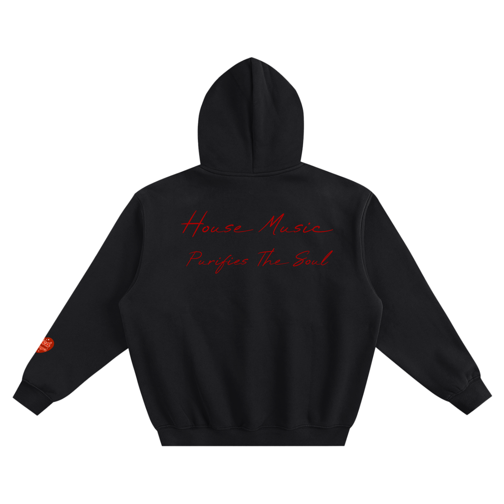 Club Red Records - Fleeced Box Hoodie