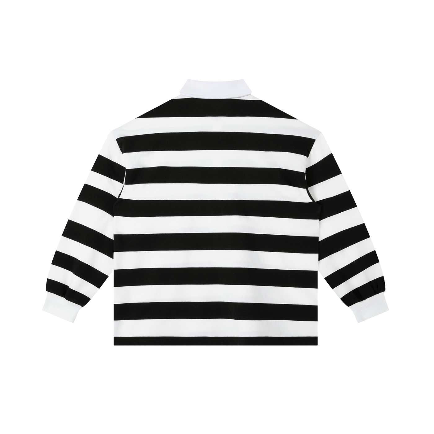 "Love" - Color Block Stripe Polo Shirt