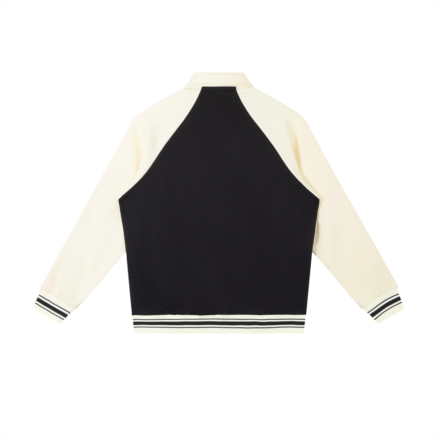"Love" - Contrast Raglan Sleeve Baseball Jacket