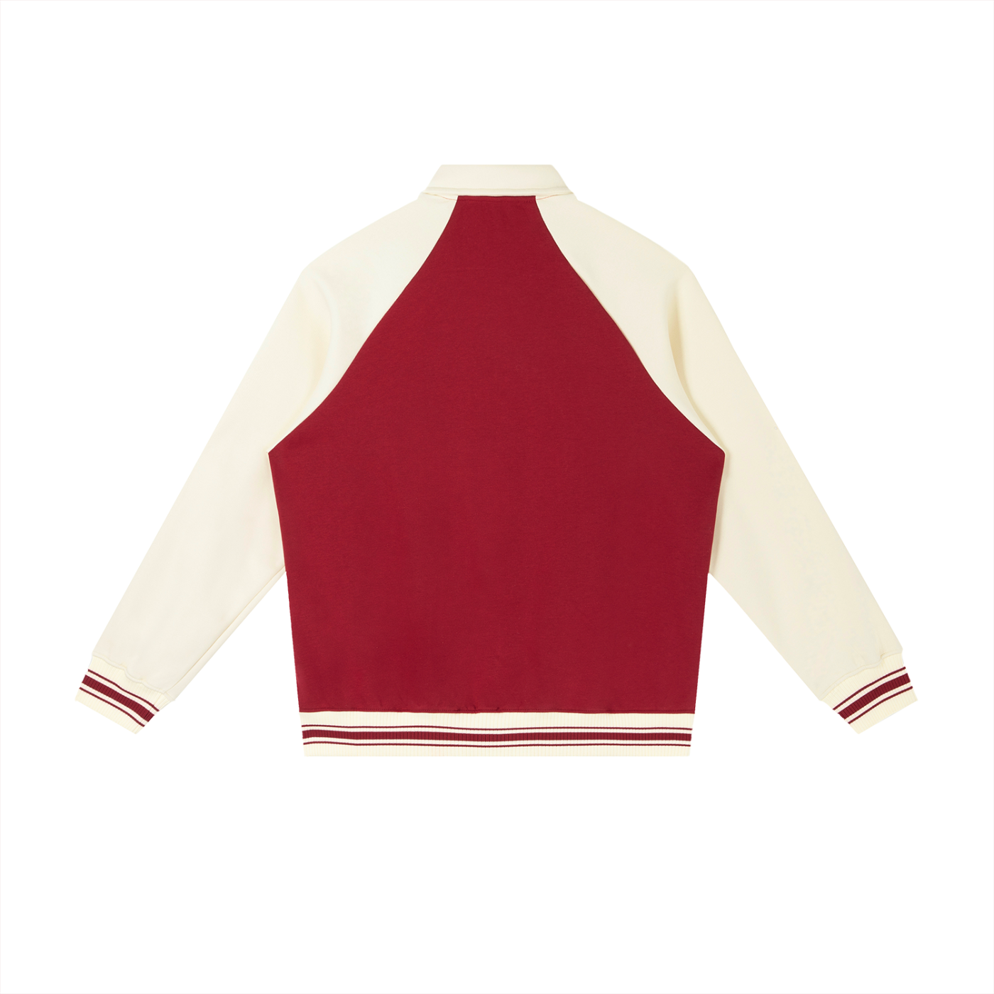 "Love" - Contrast Raglan Sleeve Baseball Jacket
