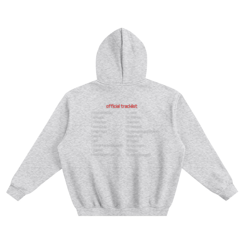 "24" x Tracklist - Fleeced Boxy Hoodie