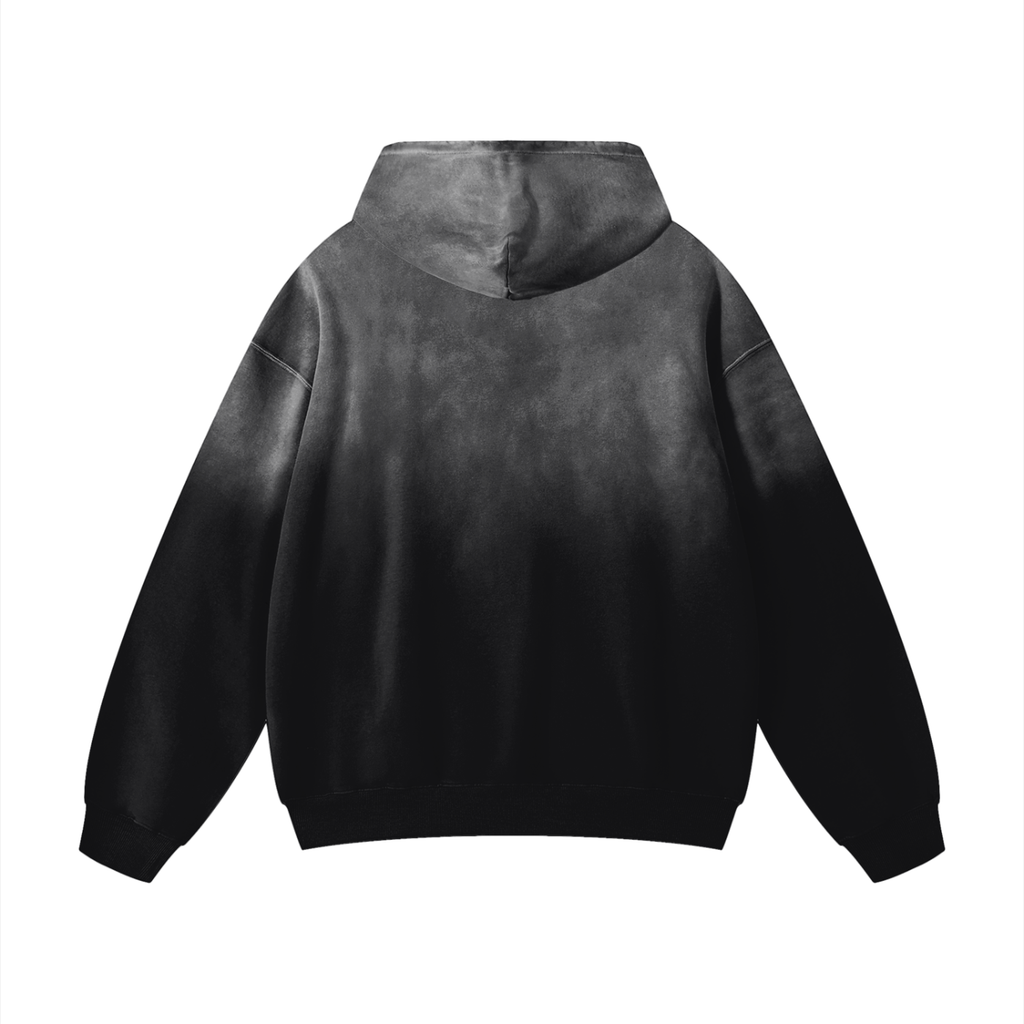 "Logo" - Heavyweight Sunfade Oversized Hoodie