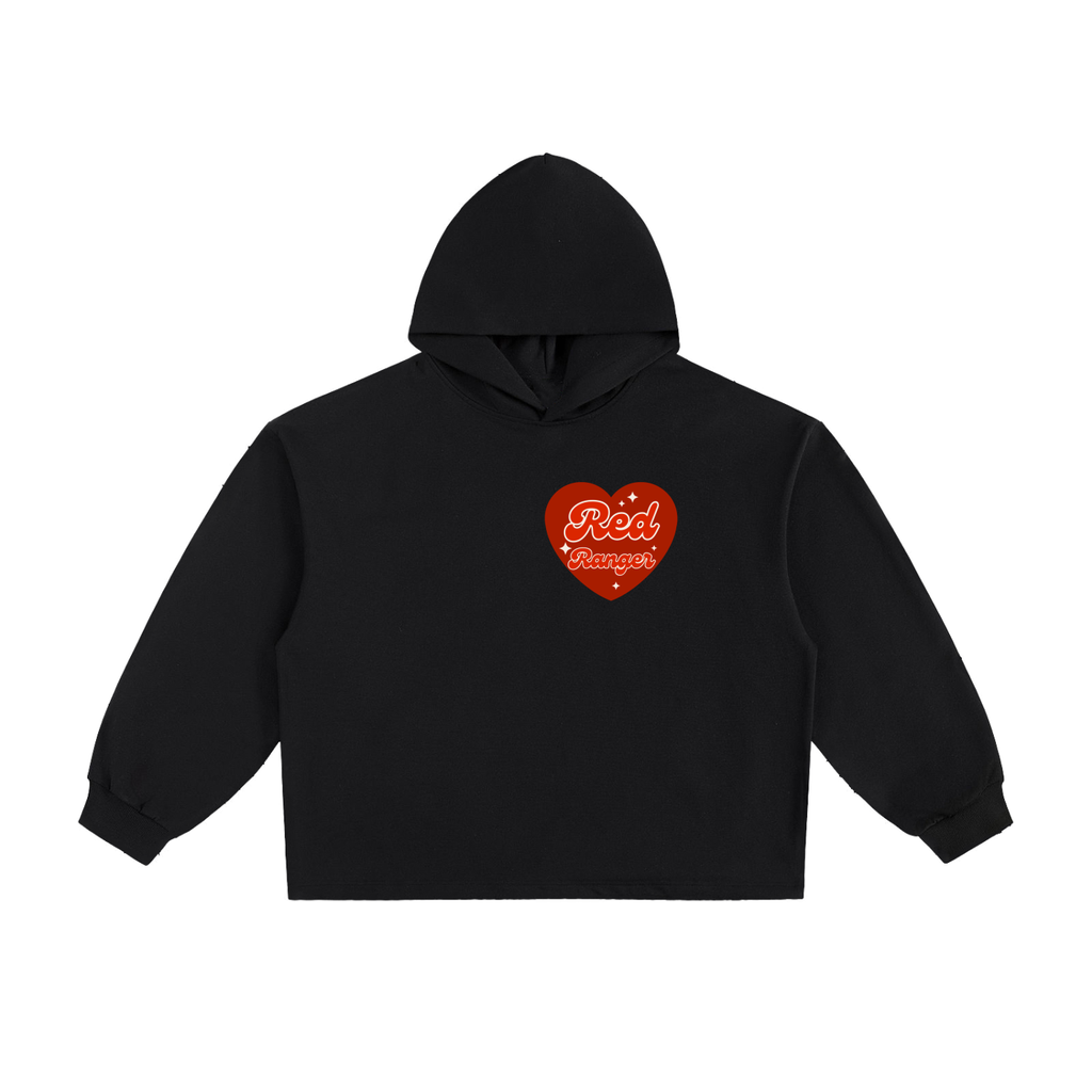 "Love" - Essential Heavyweight Oversized Drawstring Hem Hoodie