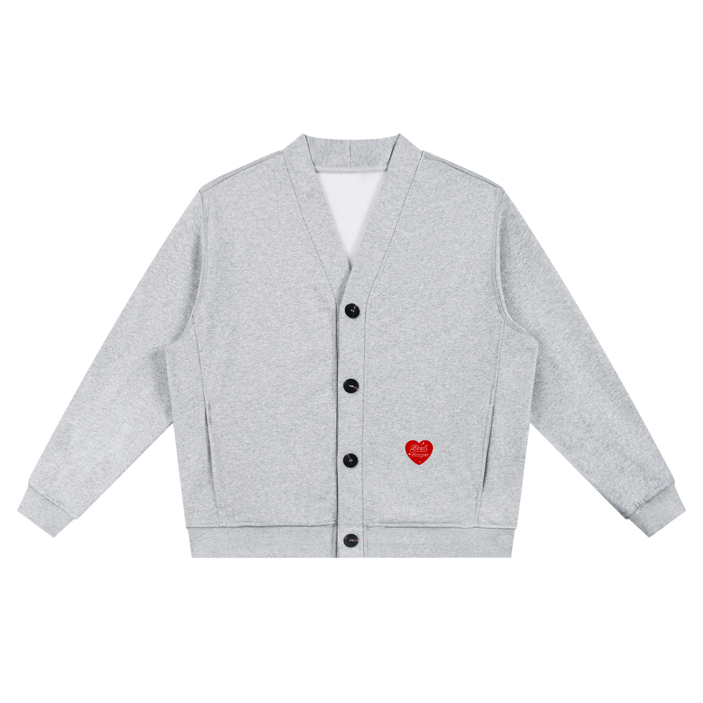 "Love" - Essential Heavyweight Sweat Cardigan