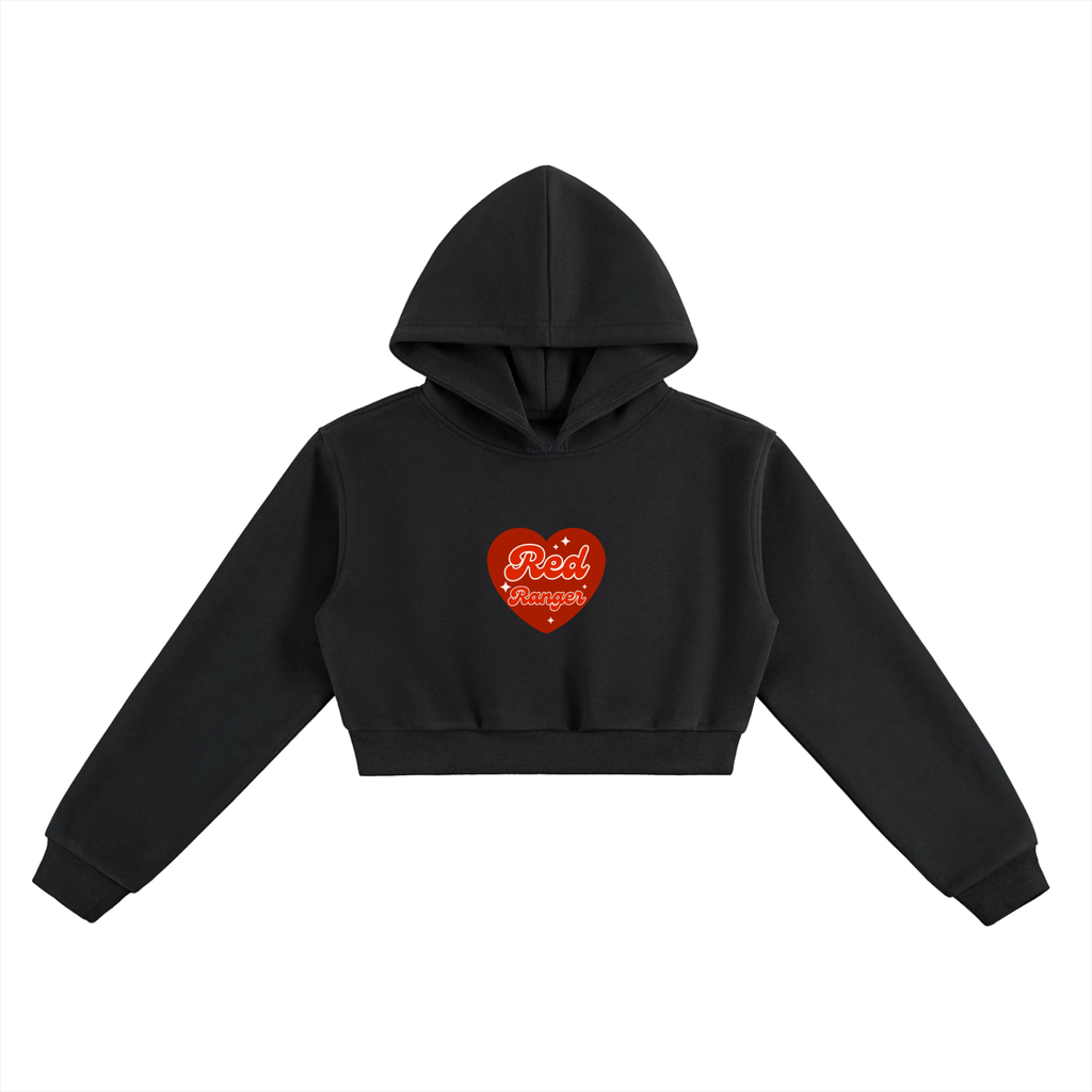"Love" - Essential Cropped Hoodie