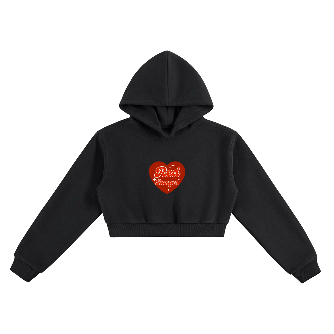 "Love" - Essential Cropped Hoodie