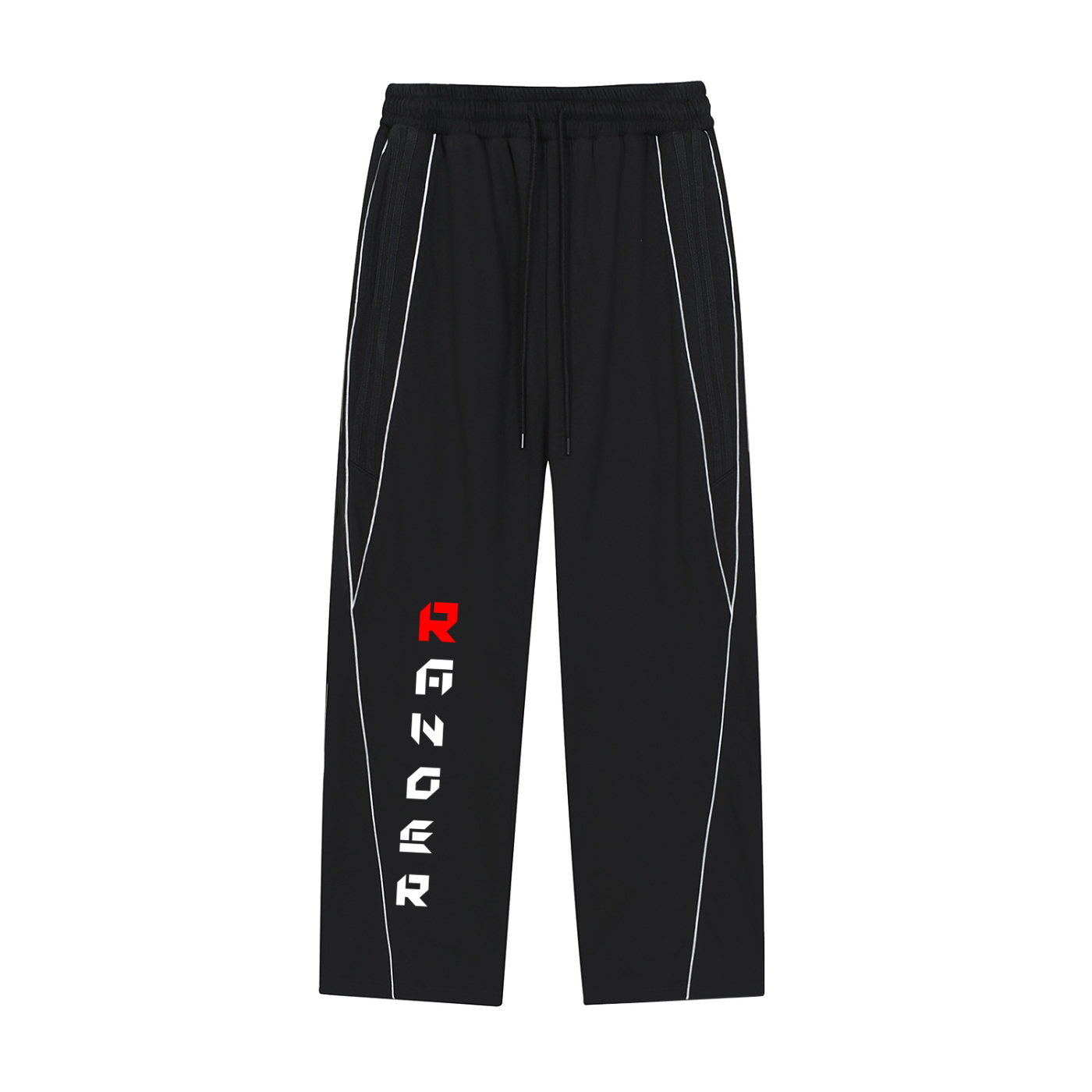 Reflection Striped Straight-Leg Sweatpants
