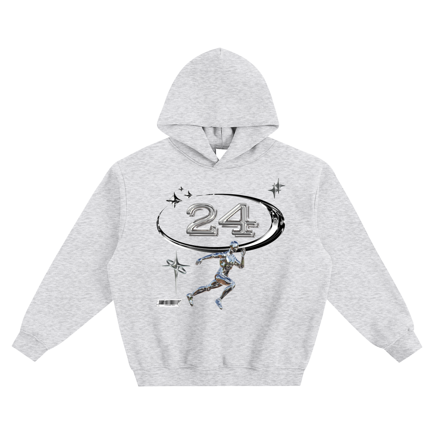 "24" x Tracklist - Fleeced Boxy Hoodie