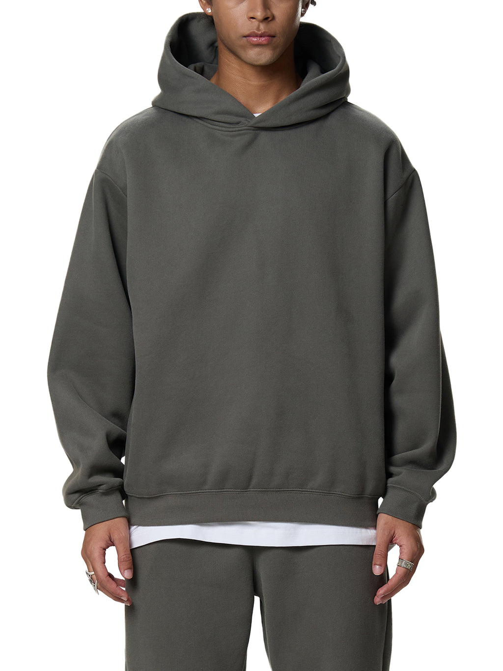 "24" x Tracklist - Fleeced Boxy Hoodie