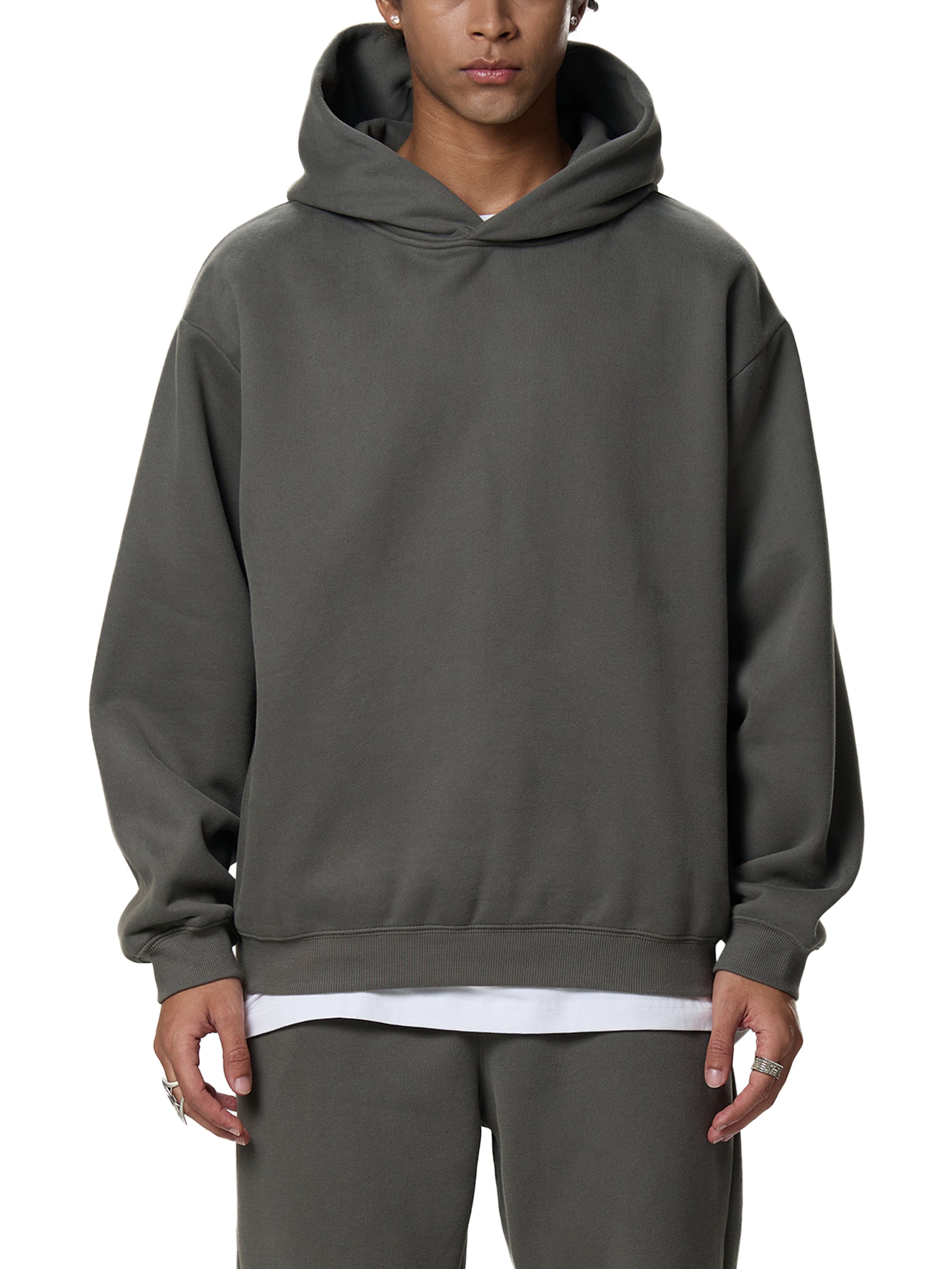 "24" x Tracklist - Fleeced Boxy Hoodie