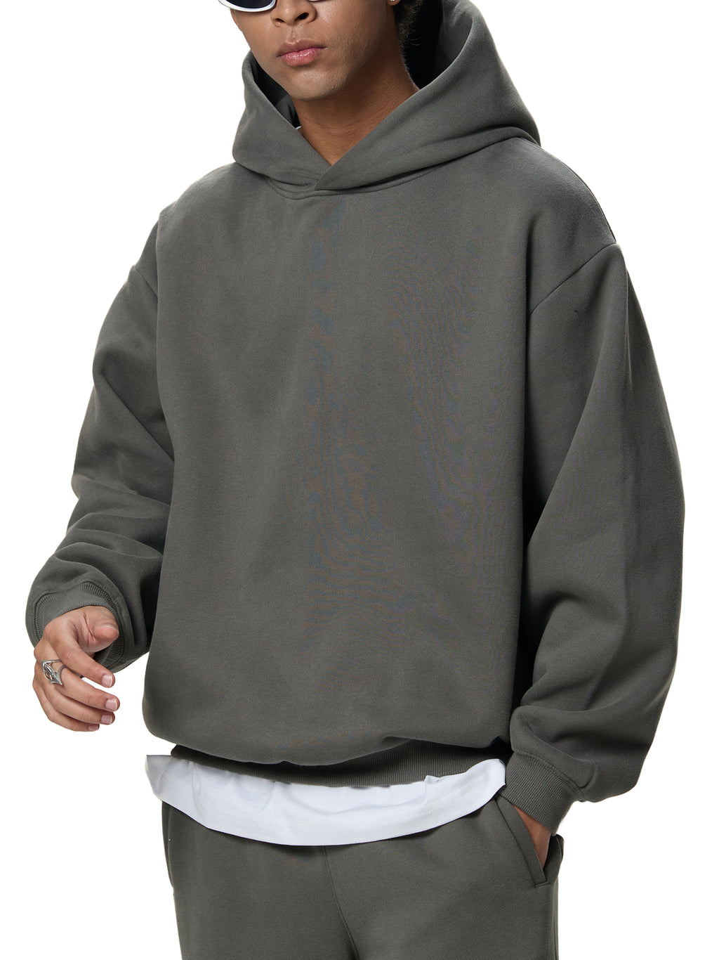 "24" x Tracklist - Fleeced Boxy Hoodie