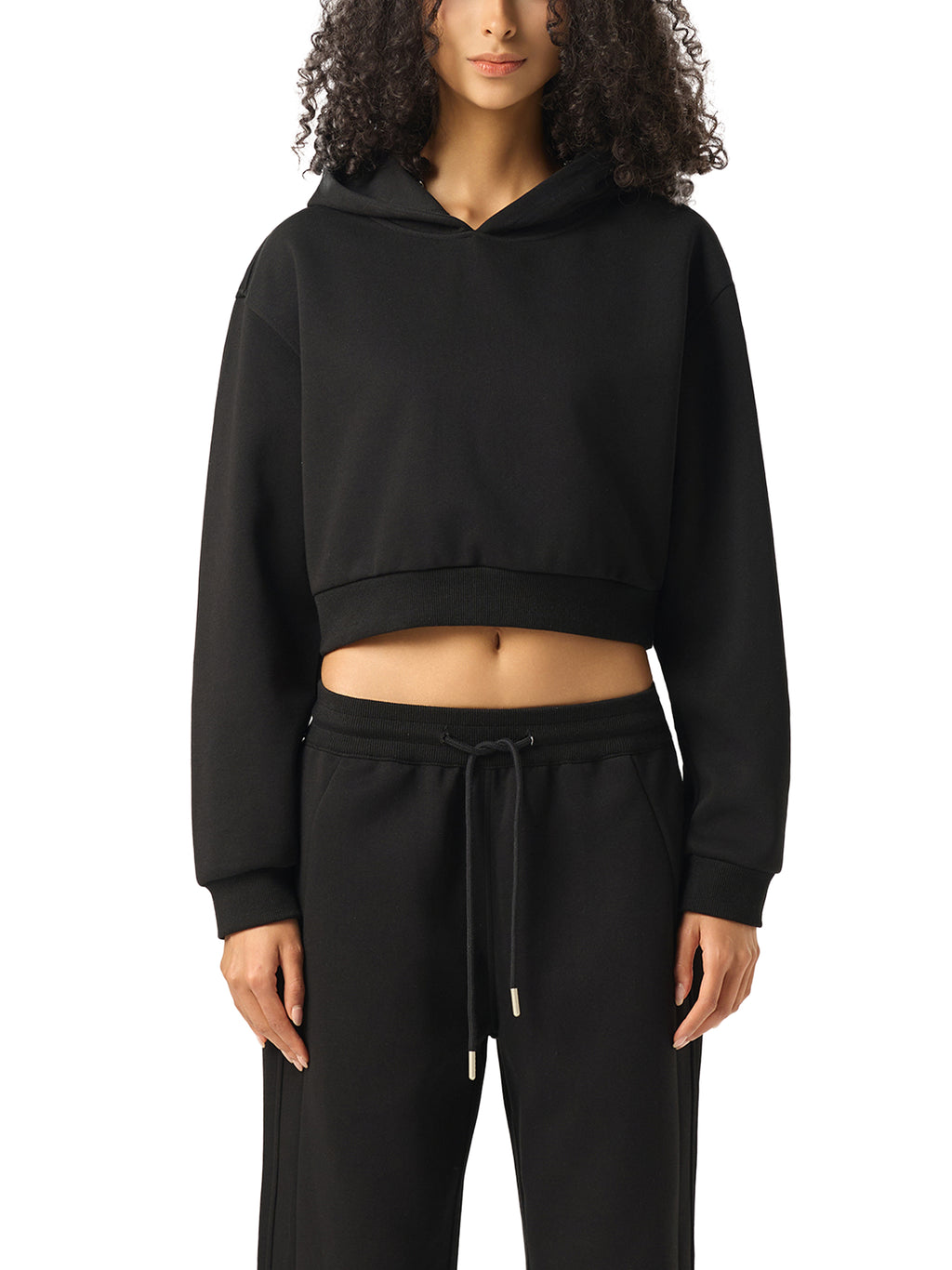 "Love" - Essential Cropped Hoodie