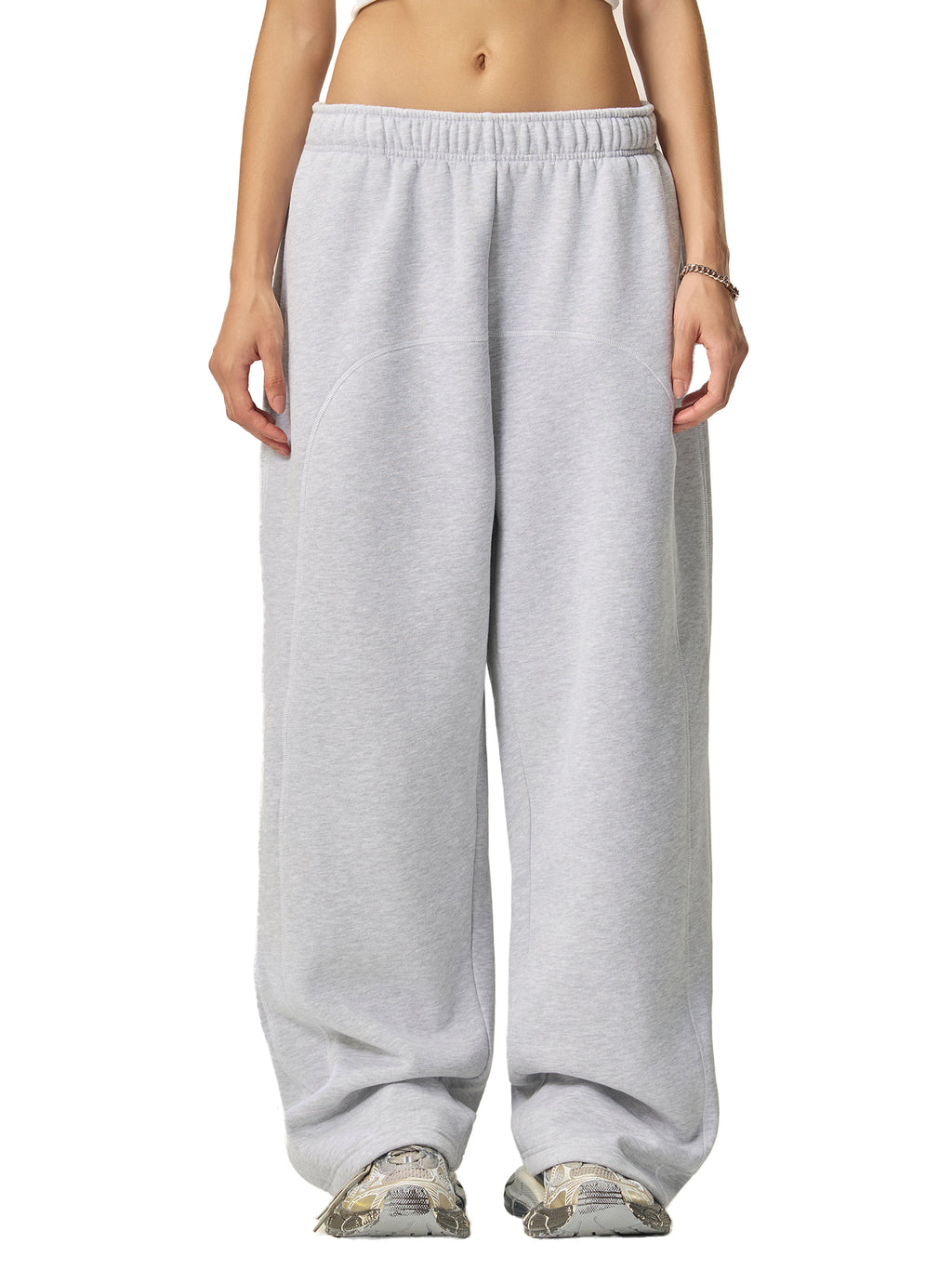 Club Red Records - Contrast Stitched Fleece Sweatpants