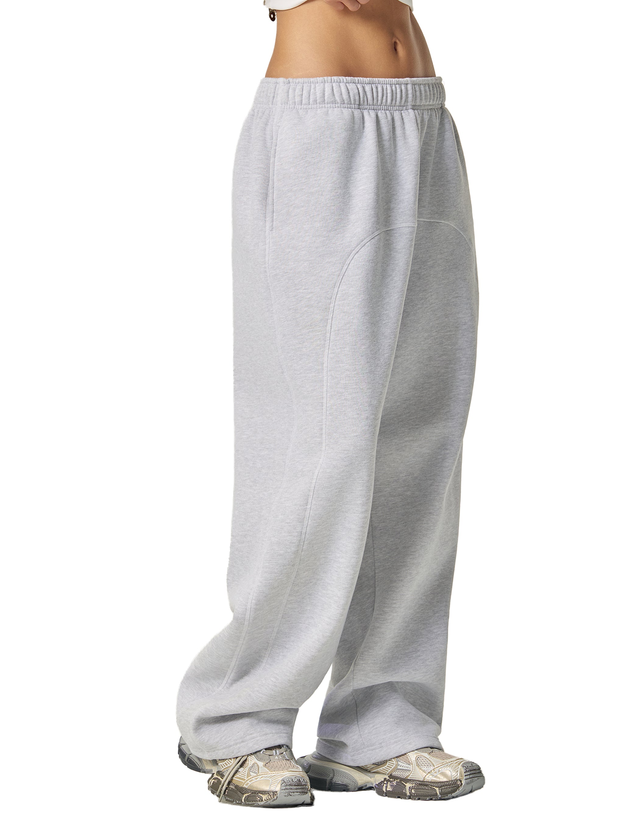 Club Red Records - Contrast Stitched Fleece Sweatpants