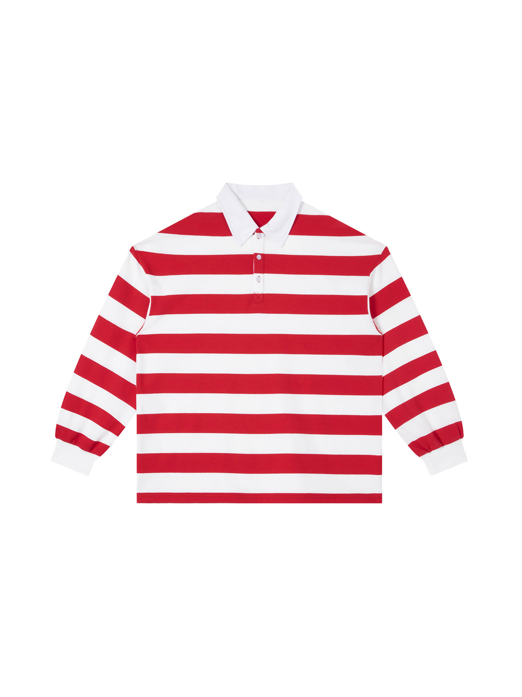 "Love" - Color Block Stripe Polo Shirt