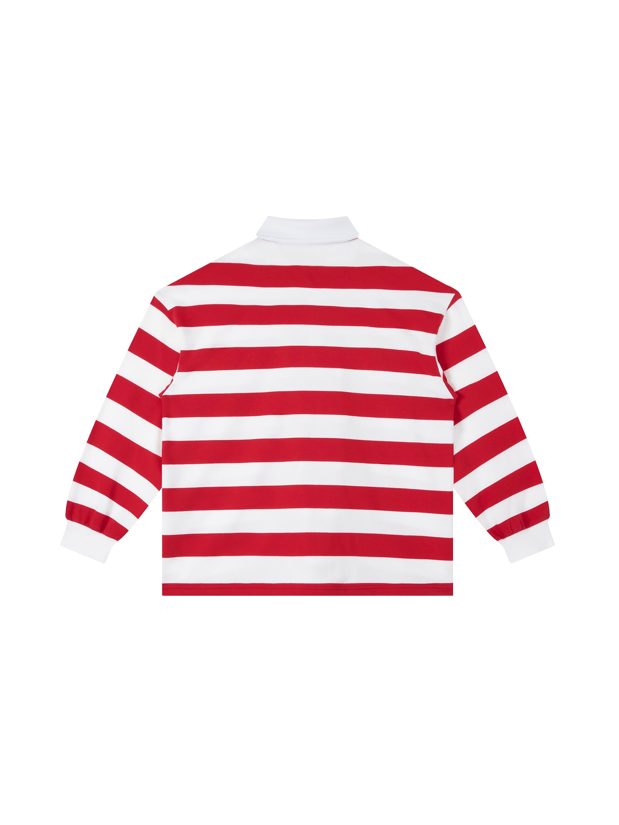 "Love" - Color Block Stripe Polo Shirt