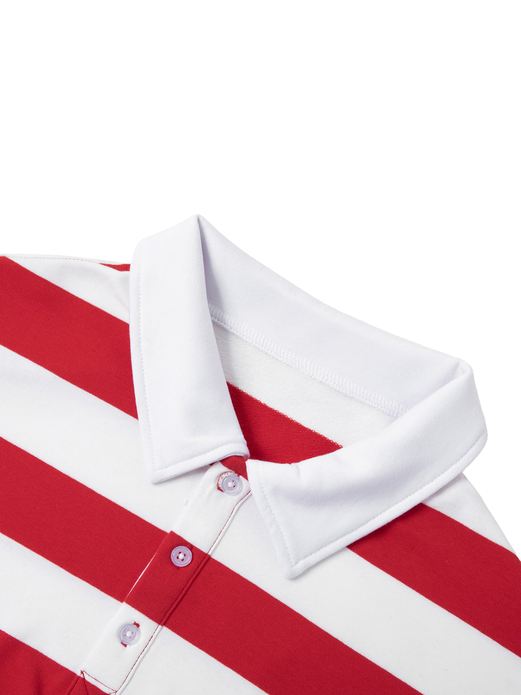 "Love" - Color Block Stripe Polo Shirt